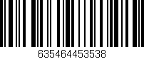 Código de barras (EAN, GTIN, SKU, ISBN): '635464453538'