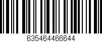 Código de barras (EAN, GTIN, SKU, ISBN): '635464466644'