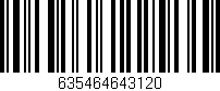 Código de barras (EAN, GTIN, SKU, ISBN): '635464643120'