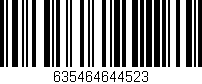 Código de barras (EAN, GTIN, SKU, ISBN): '635464644523'