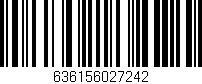 Código de barras (EAN, GTIN, SKU, ISBN): '636156027242'