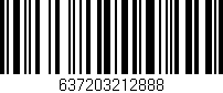 Código de barras (EAN, GTIN, SKU, ISBN): '637203212888'