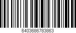 Código de barras (EAN, GTIN, SKU, ISBN): '6403686783863'