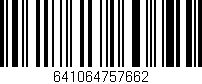 Código de barras (EAN, GTIN, SKU, ISBN): '641064757662'