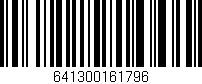 Código de barras (EAN, GTIN, SKU, ISBN): '641300161796'
