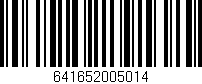 Código de barras (EAN, GTIN, SKU, ISBN): '641652005014'