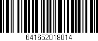 Código de barras (EAN, GTIN, SKU, ISBN): '641652018014'