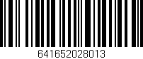 Código de barras (EAN, GTIN, SKU, ISBN): '641652028013'