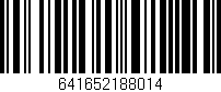 Código de barras (EAN, GTIN, SKU, ISBN): '641652188014'