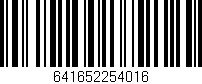 Código de barras (EAN, GTIN, SKU, ISBN): '641652254016'