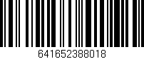 Código de barras (EAN, GTIN, SKU, ISBN): '641652388018'