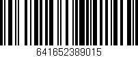 Código de barras (EAN, GTIN, SKU, ISBN): '641652389015'