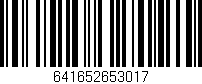 Código de barras (EAN, GTIN, SKU, ISBN): '641652653017'