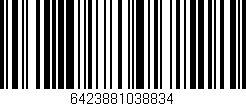 Código de barras (EAN, GTIN, SKU, ISBN): '6423881038834'