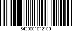 Código de barras (EAN, GTIN, SKU, ISBN): '6423881072180'
