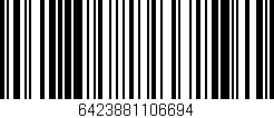 Código de barras (EAN, GTIN, SKU, ISBN): '6423881106694'