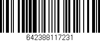 Código de barras (EAN, GTIN, SKU, ISBN): '642388117231'