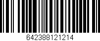 Código de barras (EAN, GTIN, SKU, ISBN): '642388121214'