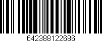 Código de barras (EAN, GTIN, SKU, ISBN): '642388122686'