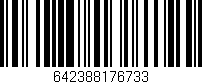 Código de barras (EAN, GTIN, SKU, ISBN): '642388176733'