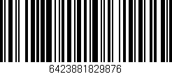 Código de barras (EAN, GTIN, SKU, ISBN): '6423881829876'