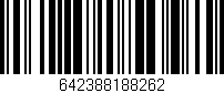 Código de barras (EAN, GTIN, SKU, ISBN): '642388188262'