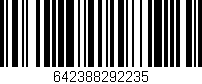 Código de barras (EAN, GTIN, SKU, ISBN): '642388292235'
