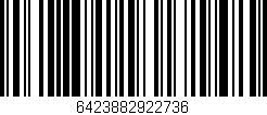 Código de barras (EAN, GTIN, SKU, ISBN): '6423882922736'