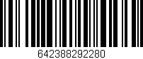 Código de barras (EAN, GTIN, SKU, ISBN): '642388292280'