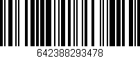 Código de barras (EAN, GTIN, SKU, ISBN): '642388293478'