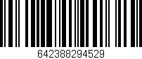 Código de barras (EAN, GTIN, SKU, ISBN): '642388294529'