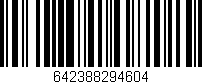 Código de barras (EAN, GTIN, SKU, ISBN): '642388294604'