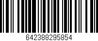 Código de barras (EAN, GTIN, SKU, ISBN): '642388295854'