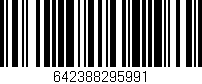 Código de barras (EAN, GTIN, SKU, ISBN): '642388295991'
