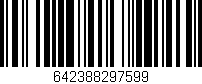 Código de barras (EAN, GTIN, SKU, ISBN): '642388297599'