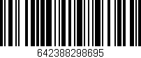Código de barras (EAN, GTIN, SKU, ISBN): '642388298695'