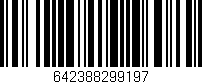 Código de barras (EAN, GTIN, SKU, ISBN): '642388299197'