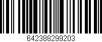 Código de barras (EAN, GTIN, SKU, ISBN): '642388299203'