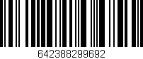 Código de barras (EAN, GTIN, SKU, ISBN): '642388299692'