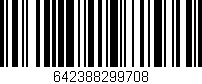 Código de barras (EAN, GTIN, SKU, ISBN): '642388299708'