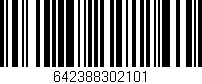 Código de barras (EAN, GTIN, SKU, ISBN): '642388302101'