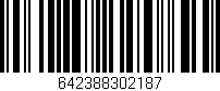 Código de barras (EAN, GTIN, SKU, ISBN): '642388302187'