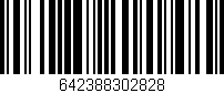 Código de barras (EAN, GTIN, SKU, ISBN): '642388302828'