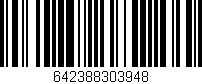 Código de barras (EAN, GTIN, SKU, ISBN): '642388303948'