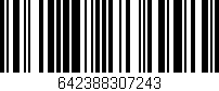 Código de barras (EAN, GTIN, SKU, ISBN): '642388307243'