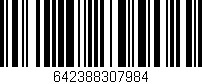 Código de barras (EAN, GTIN, SKU, ISBN): '642388307984'