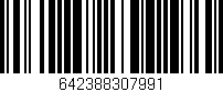Código de barras (EAN, GTIN, SKU, ISBN): '642388307991'