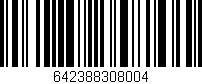 Código de barras (EAN, GTIN, SKU, ISBN): '642388308004'