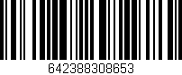 Código de barras (EAN, GTIN, SKU, ISBN): '642388308653'