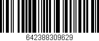 Código de barras (EAN, GTIN, SKU, ISBN): '642388309629'